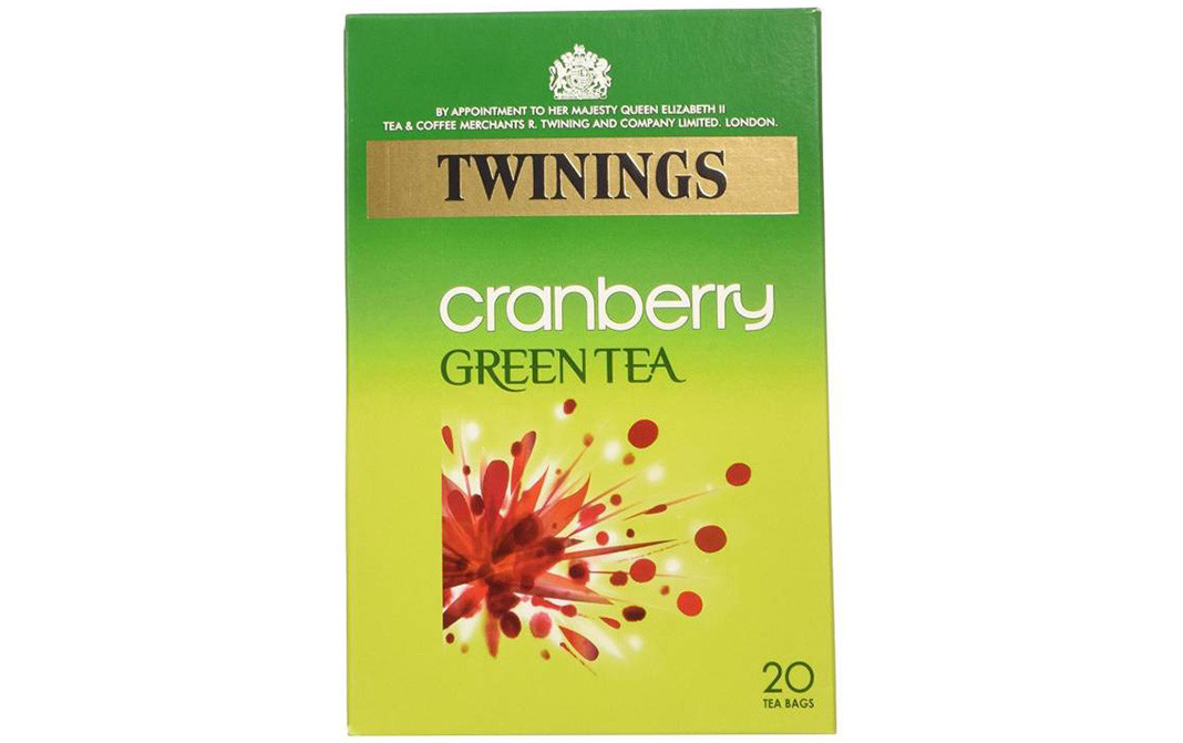 Twinings Cranberry Green Tea    Box  20 pcs